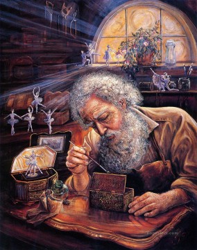 JW magical musical boxes Fantasy Oil Paintings